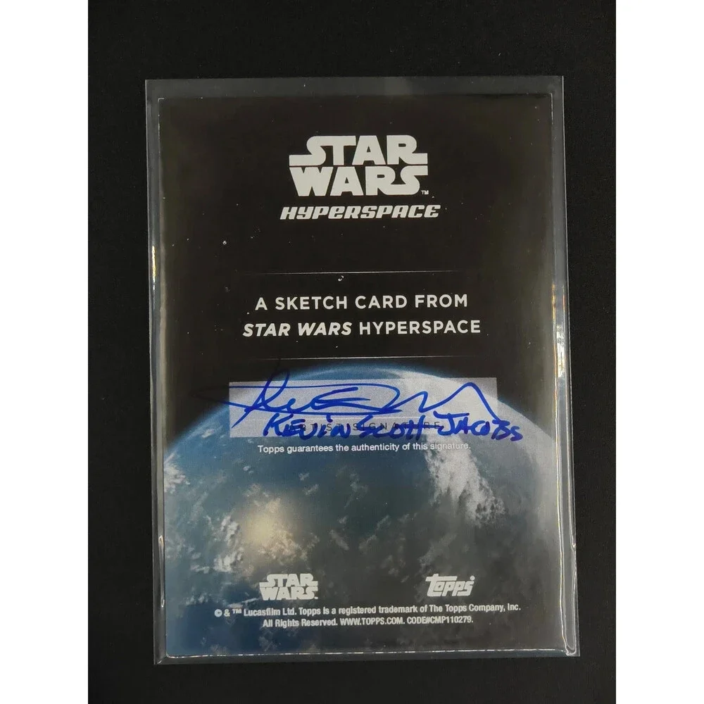 Corellia 2025 Topps Star Wars Hyperspace Sketch Kevin Scott Jacobs 1/1 art